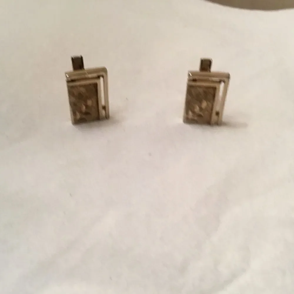 Set of Men’s Goldtone Cufflinks